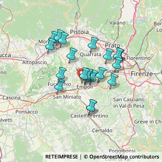 Mappa Via Dianella, 50059 Vinci FI, Italia (12.072)
