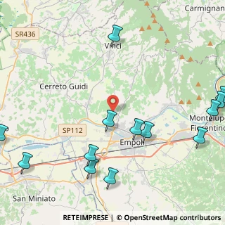 Mappa Via Dianella, 50059 Vinci FI, Italia (6.06385)