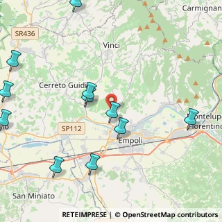 Mappa Via Dianella, 50059 Vinci FI, Italia (5.54727)