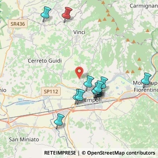 Mappa Via Dianella, 50059 Vinci FI, Italia (3.99846)