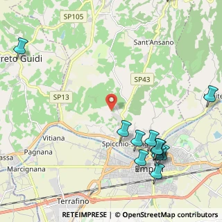 Mappa Via Dianella, 50059 Vinci FI, Italia (2.92385)