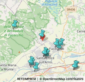 Mappa Via del Rosario, 50054 Fucecchio FI, Italia (4.47923)