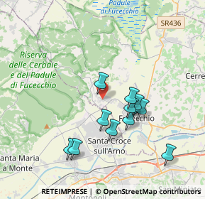 Mappa Via del Rosario, 50054 Fucecchio FI, Italia (3.45)