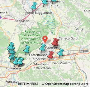 Mappa Via del Rosario, 50054 Fucecchio FI, Italia (10.935)