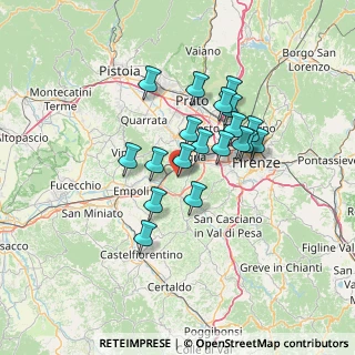 Mappa Malmantile Via Poggio alla Malva, 50055 Lastra a Signa FI, Italia (11.12789)
