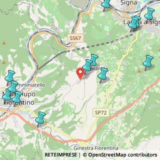 Mappa Malmantile Via Poggio alla Malva, 50055 Lastra a Signa FI, Italia (3.25385)