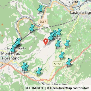 Mappa Malmantile Via Poggio alla Malva, 50055 Lastra a Signa FI, Italia (2.394)