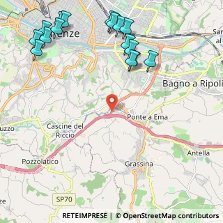 Mappa Uscita Firenze Sud, 50012 Bagno a Ripoli FI, Italia (3.00063)