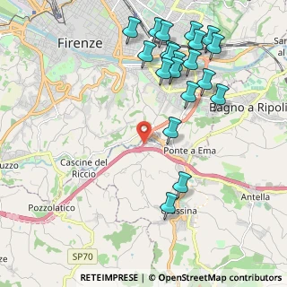 Mappa Uscita Firenze Sud, 50012 Bagno a Ripoli FI, Italia (2.435)