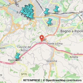 Mappa Uscita Firenze Sud, 50012 Bagno a Ripoli FI, Italia (3.1085)