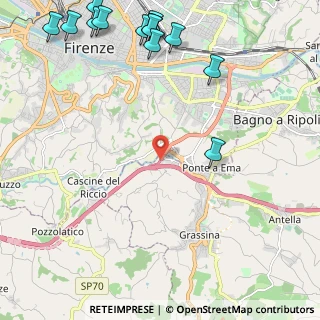 Mappa Uscita Firenze Sud, 50012 Bagno a Ripoli FI, Italia (3.29)
