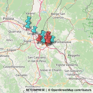 Mappa Uscita Firenze Sud, 50012 Bagno a Ripoli FI, Italia (7.35769)