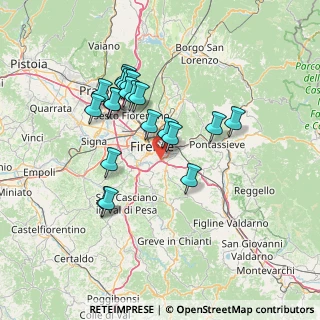 Mappa Uscita Firenze Sud, 50012 Bagno a Ripoli FI, Italia (13.0855)