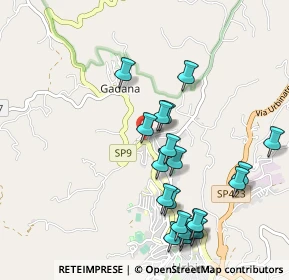 Mappa Strada Provinciale Feltresca, 47836 Urbino PU, Italia (1.0805)