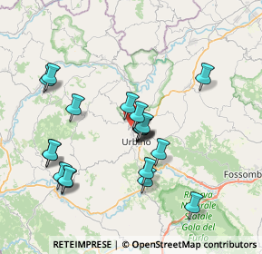 Mappa Strada Provinciale Feltresca, 47836 Urbino PU, Italia (7.215)