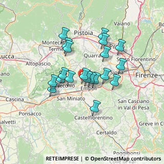 Mappa Via del Torrino, 50059 Vinci FI, Italia (11.6765)