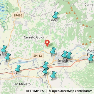 Mappa Via del Torrino, 50059 Vinci FI, Italia (5.90455)