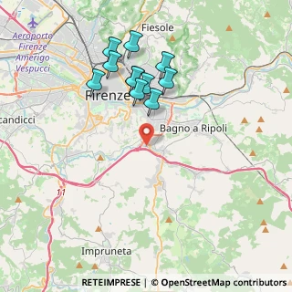Mappa Via Lungo L'Ema, 50012 Firenze FI, Italia (3.65909)