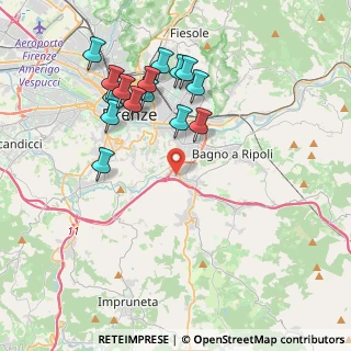 Mappa Via Lungo L'Ema, 50012 Firenze FI, Italia (4.06267)