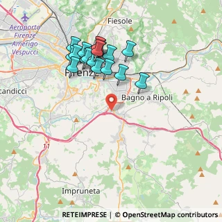 Mappa Via Lungo L'Ema, 50012 Firenze FI, Italia (3.82368)