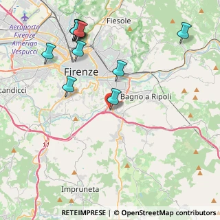 Mappa Via Lungo L'Ema, 50012 Firenze FI, Italia (5.05455)