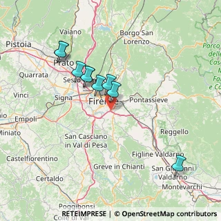 Mappa Via Lungo L'Ema, 50012 Firenze FI, Italia (18.89273)