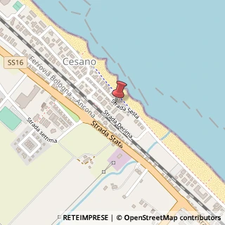 Mappa Sesta strada 7, 60019 Senigallia, Ancona (Marche)