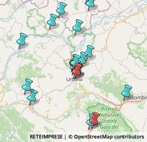 Mappa Scaletta Bembo Pietro, 61029 Urbino PU, Italia (7.2785)