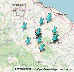 Mappa Scaletta Bembo Pietro, 61029 Urbino PU, Italia (9.346)