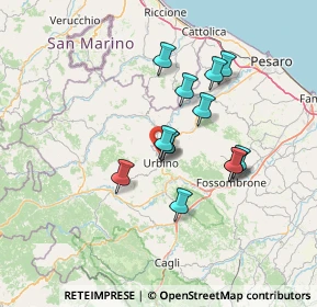 Mappa Via Giannetto Dini, 61029 Urbino PU, Italia (11.38308)