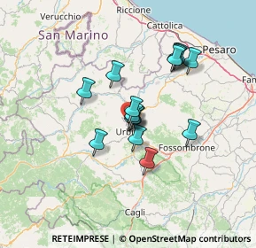 Mappa Via Giannetto Dini, 61029 Urbino PU, Italia (10.3375)