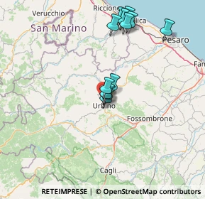 Mappa Via Giannetto Dini, 61029 Urbino PU, Italia (13.72167)