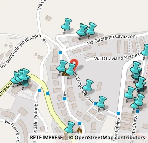 Mappa Via Giannetto Dini, 61029 Urbino PU, Italia (0.17037)