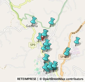 Mappa Via Giannetto Dini, 61029 Urbino PU, Italia (1.0205)