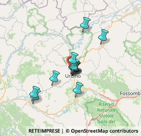 Mappa Via Giannetto Dini, 61029 Urbino PU, Italia (4.89462)