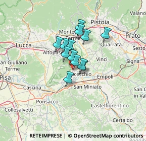 Mappa Via del Collettore, 50054 Fucecchio FI, Italia (8.38077)