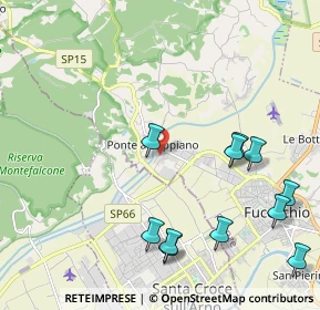 Mappa Via del Collettore, 50054 Fucecchio FI, Italia (2.55727)