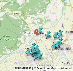 Mappa Via del Collettore, 50054 Fucecchio FI, Italia (2.1425)