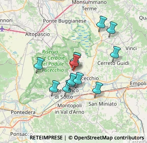 Mappa Via del Collettore, 50054 Fucecchio FI, Italia (5.905)