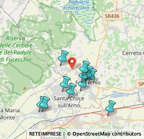 Mappa Via Giovanni da Verrazzano, 50054 Fucecchio FI, Italia (3.27636)