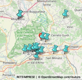 Mappa CABOTO, 50054 Fucecchio FI, Italia (7.262)