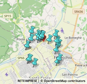 Mappa Via Giovanni da Verrazzano, 50054 Fucecchio FI, Italia (1.3425)