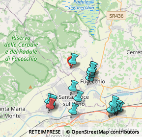 Mappa Via Sicilia, 50054 Fucecchio FI, Italia (4.8135)