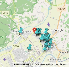 Mappa Via Giovanni Caboto, 50054 Fucecchio FI, Italia (1.45765)