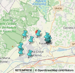 Mappa Via Giovanni Caboto, 50054 Fucecchio FI, Italia (3.03091)