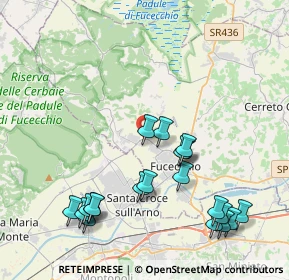 Mappa Via Giovanni Caboto, 50054 Fucecchio FI, Italia (4.7435)