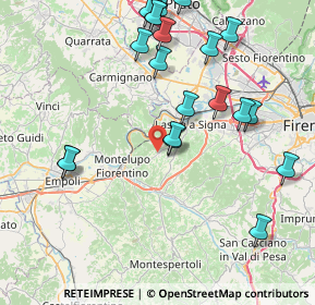 Mappa Via Alcide De Gasperi, 50055 Lastra a Signa FI, Italia (9.4765)