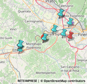 Mappa Via Alcide De Gasperi, 50055 Lastra a Signa FI, Italia (7.43364)