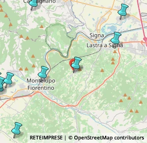 Mappa Via Alcide De Gasperi, 50055 Lastra a Signa FI, Italia (7.71563)
