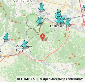 Mappa Via Alcide De Gasperi, 50055 Lastra a Signa FI, Italia (7.057)